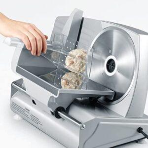 Affettatrice Universale da casa due lame Inox 190 mm, 180 W